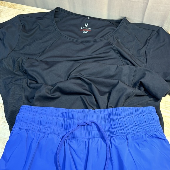 Spyder Active Ladies' Woven Shorts perennial blue size XXL - Picture 9 of 10